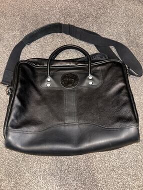 Duluth pack vintage made in USA leather computer briefcase
